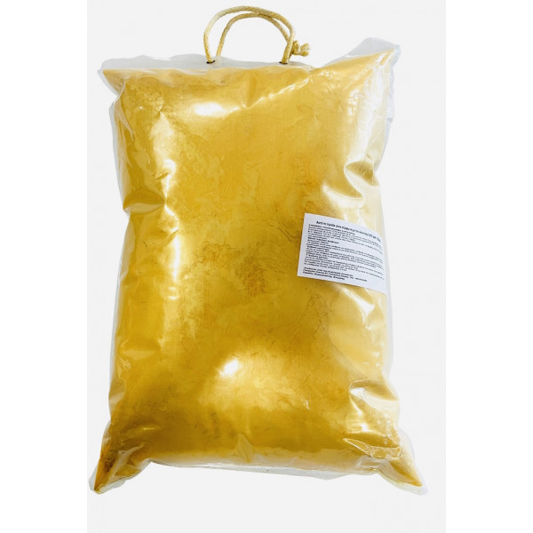 Αυθεντική Πούδρα Holi Powder, ιδανική για δημιουργία εφέ, σε χρυσό χρώμα 5 kgr