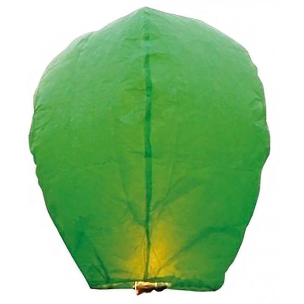 Σετ 10  τμχ Ιπτάμενα αυθεντικά κινέζικα φαναράκια  πράσινου χρώματος, μέγεθος Large