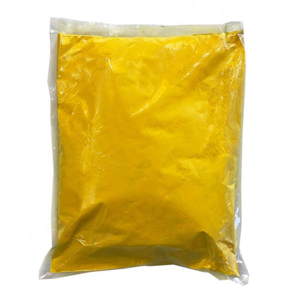 Αυθεντική Πολύχρωμη Πούδρα  Holi Powder, ιδανική για δημιουργία εφέ, σε κίτρινο χρώμα 1kgr