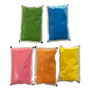 Σακουλάκια Holi Powder 100 γρ με πολύχρωμη πούδρα σετ 10 τεμ